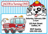 Fire Truck 1st Birthday Invitation (#KBI115) - StorkBabyGiftBaskets