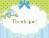 Fish Tales Boy Baby Shower Thank You Card
