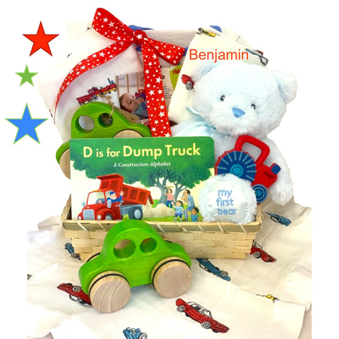 Little Dreamer Baby Boy Basket - SKU:  BBC515B