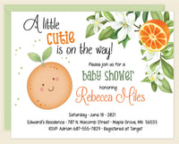 Little Cutie Baby Shower Invitation