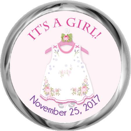 Little Dress - Baby Shower Sticker