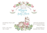 Llama Baby Shower Invitation - StorkBabyGiftBaskets.com