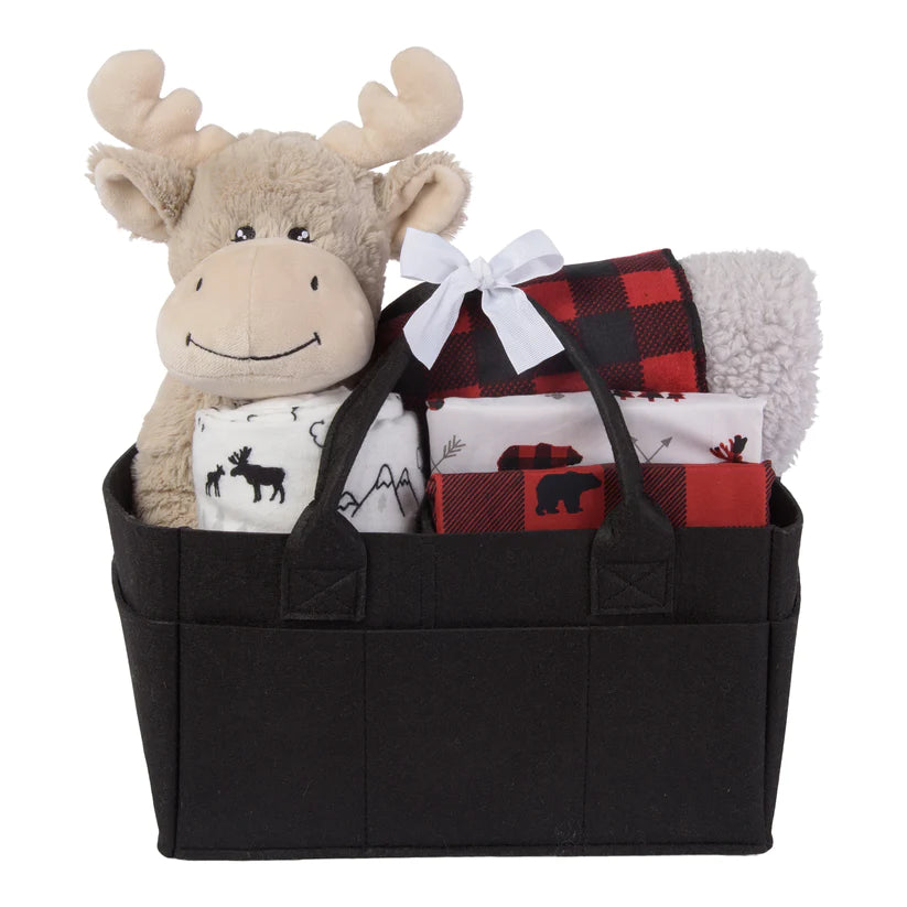 Moose 6 Piece Nursery Essential Diaper Caddy - SKU:  TLP60026