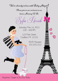 Paris Girl Baby Shower Invitations (#SBGB117) - StorkBabyGiftBaskets - 6