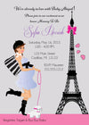 Paris Girl Baby Shower Invitations (#SBGB117) - StorkBabyGiftBaskets - 2