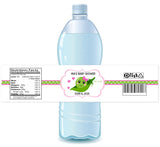 Peas And Love Baby Shower Water Bottle Labels - StorkBabyGiftBaskets.com