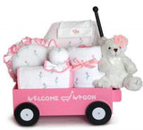 Pretty In Pink Welcome Wagon - SKU: BGC371 - StorkBabyGiftBaskets.com