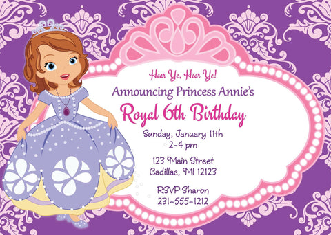 Red Carpet Girl Birthday Invitation