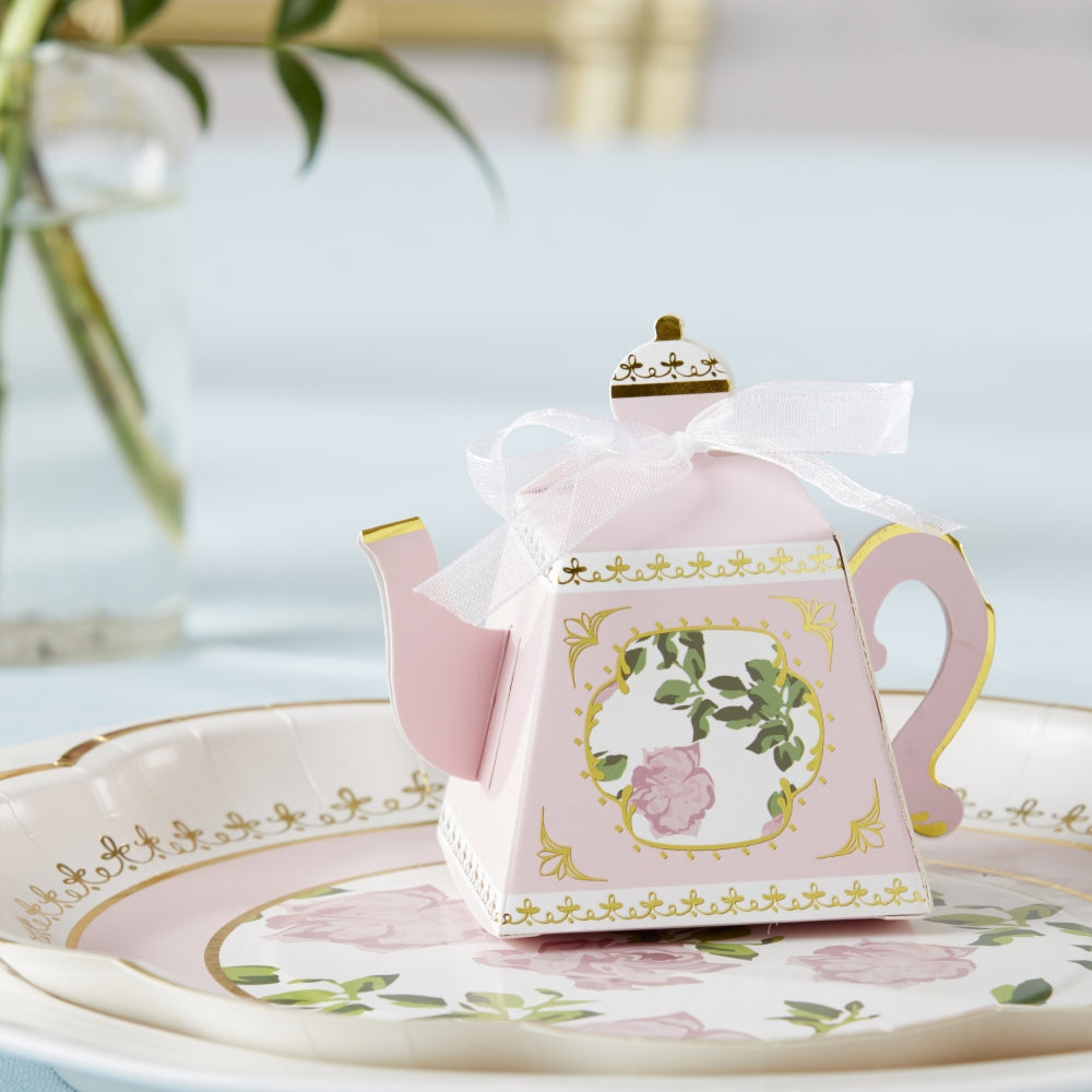 Tea Time Whimsy Teapot Favor Pink