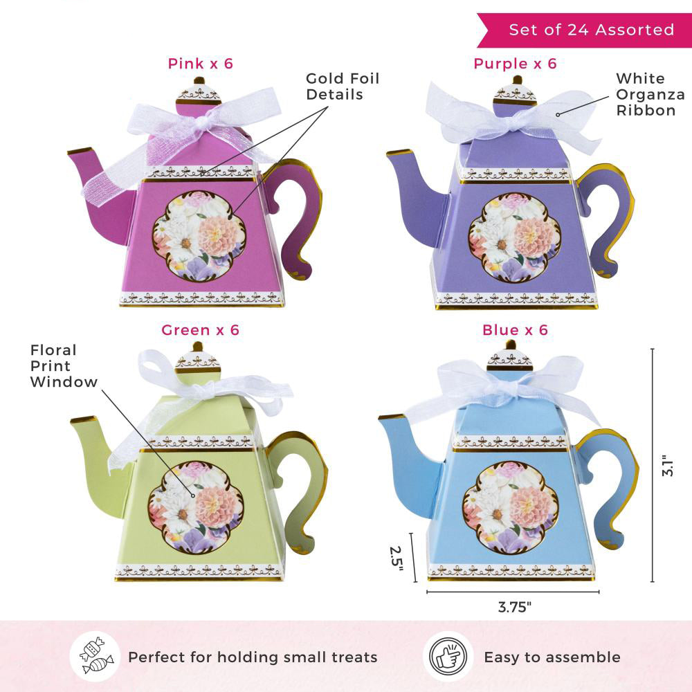 Tea Time Party Teapot Favor Set - SKU:  BS28623NA