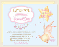 Twinkle Little Star Baby Shower Invitation