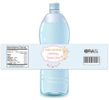 Twinkle Little Star Baby Shower Water Bottle Labels - StorkBabyGiftBaskets.com