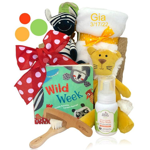 Cuddles & Cookies Baby Gift Basket - SKU:  BBC322