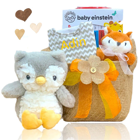 Cuddles & Cookies Baby Gift Basket - SKU:  BBC322