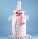 Baby Girl  Shower Bottle Blanket Set