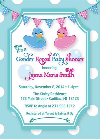 Cowgirl Baby Invitations