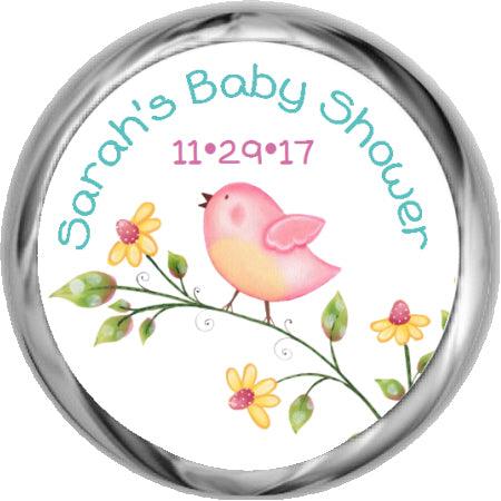 Little Dress - Girl Baby Shower Stickers