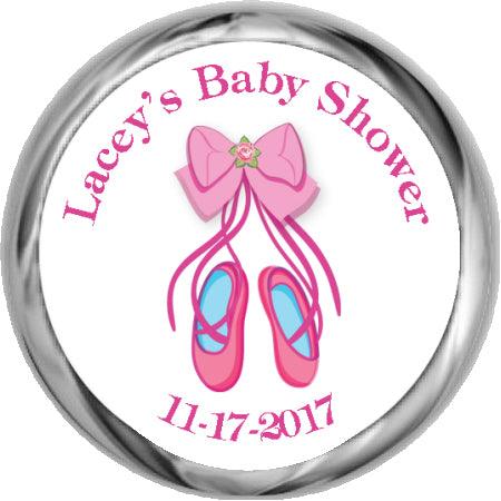 Little Dress - Girl Baby Shower Stickers