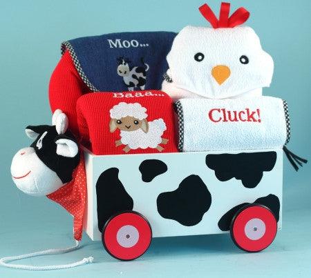 Cow Plush Bucket Gift Set - SKU:  TLP103385