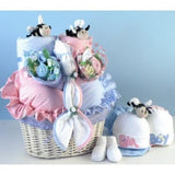 Little Busy Bees Baby Basket for Twins