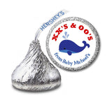 Whale Stickers - Hershey's Kisses Baby Shower (#HKS10) - StorkBabyGiftBaskets - 2