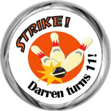 Bowling - Boys Bowling Birthday Invitation (#KBI118) - StorkBabyGiftBaskets.com