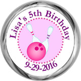 Bowling - Girls Bowling Party Invitation (#KBI120) - StorkBabyGiftBaskets.com