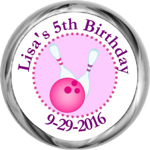 Red Car Sticker - KISSES Candy Birthday