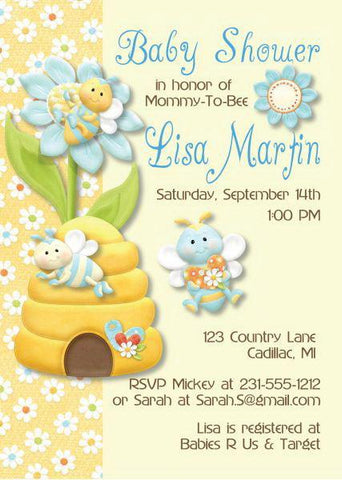 Cowgirl Baby Invitations