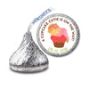 Cupcake Cutie Stickers - Kisses Candy For Baby Shower Favors (#HKS18) - StorkBabyGiftBaskets - 2