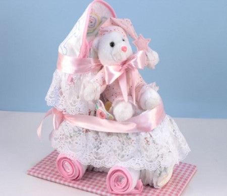 Baby Diaper Carriage (Pink) 