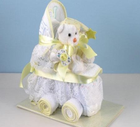 Baby Diaper Carriage (Yellow) 