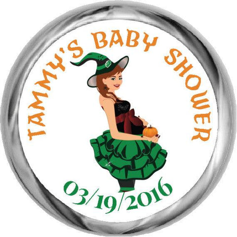 Little Dress - Girl Baby Shower Stickers