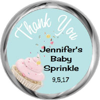 Sweet  Sprinkle - Kisses Candy Favors (Set of 108 Stickers)