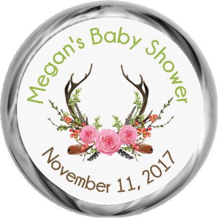 Little Dress - Girl Baby Shower Stickers
