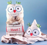 It's a Hoot Owl Children's Hooded Towel Set