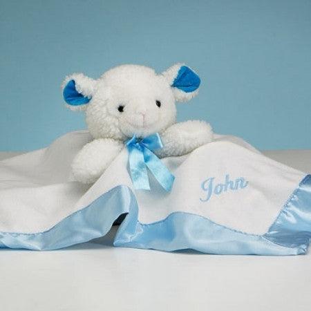 Lamb Security Baby Girl Blanket - SKU: BGC75