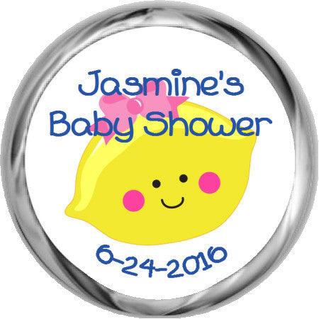 Little Dress - Girl Baby Shower Stickers