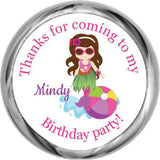Mermaid - Luau Pool Party Birthday Invitation (#KBI125) - StorkBabyGiftBaskets.com