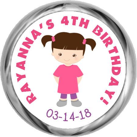 Boo - Birthday Hershey Kisses Sticker 