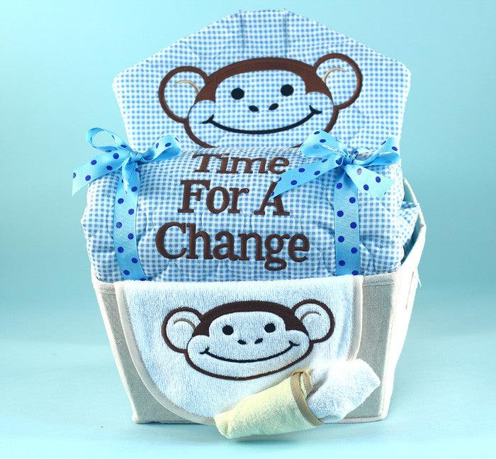 My Little Monkey Gift Basket For Baby (#BGC171) - StorkBabyGiftBaskets - 2