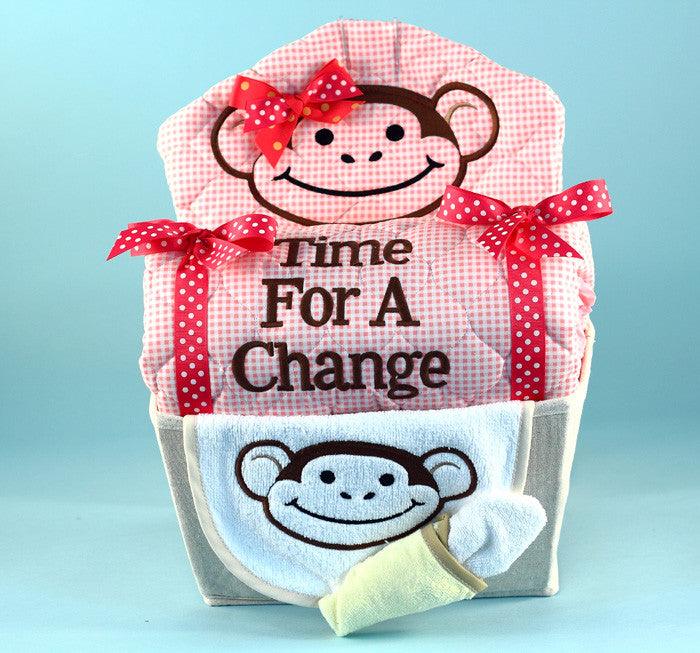 My Little Monkey Gift Basket For Baby (#BGC171) - StorkBabyGiftBaskets - 3