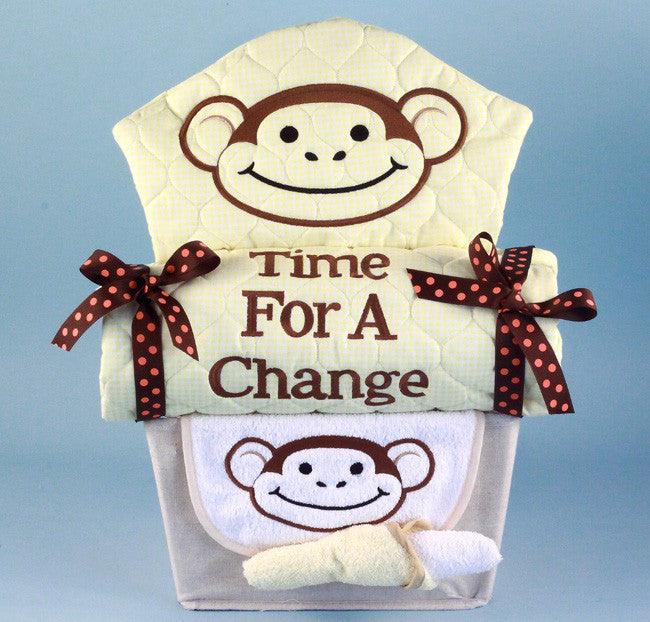 My Little Monkey Gift Basket For Baby (#BGC171) - StorkBabyGiftBaskets - 1