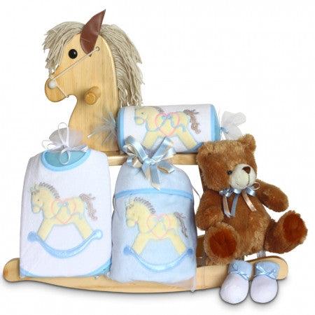 Rocking Horse Baby Boy Gift - SKU: BGC13