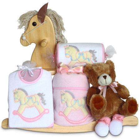 Rocking Horse Keepsake Gift Set - Girl