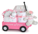 Pretty In Pink Welcome Wagon -Girly Girl Deluxe Welcome Wagon - StorkBabyGifts.com