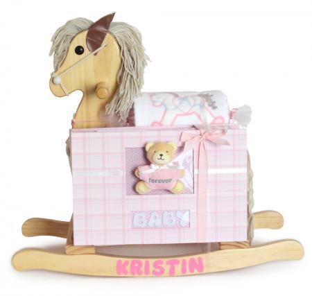 Rocking Horse New Baby Gift - SKU: BGC305