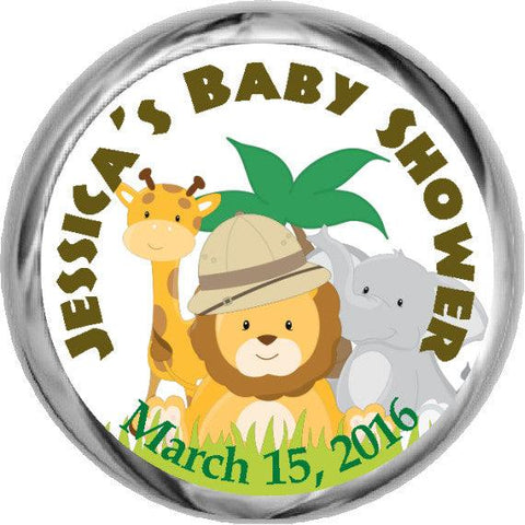 Baby Lion King Stickers - Personalized Candy KISSES