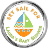 Sail Boat Stickers ~ Neutral Baby Shower (#HKS11) - StorkBabyGiftBaskets - 1