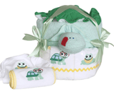 Baby Turtle Time & Froggy Friends Diaper Cake